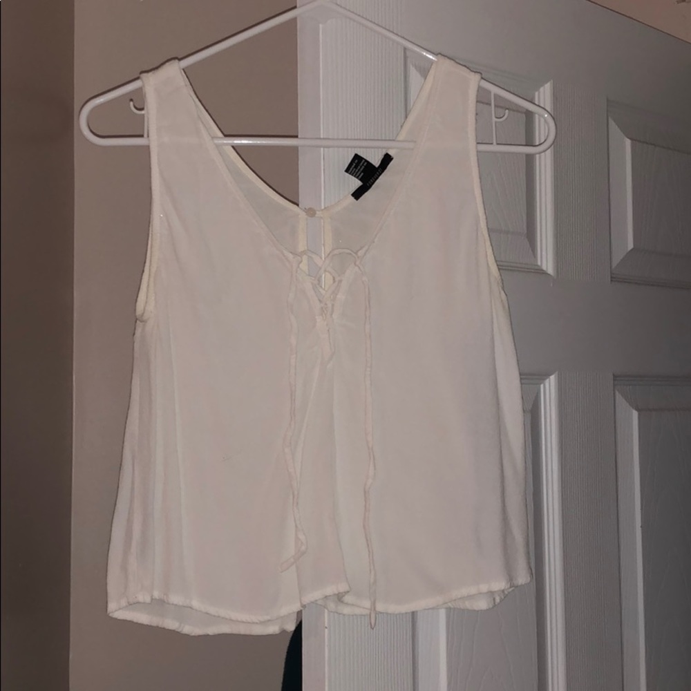 white tank top from forever 21